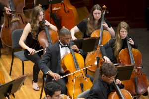 cello players on stage