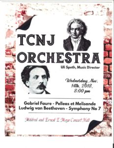 orchestra event flyer